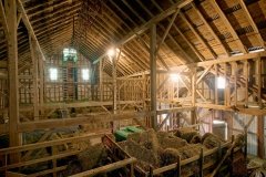 Post and beam barn, Minden