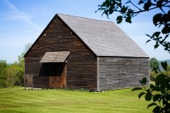 Peter Kilts Dutch Barn, Stone Arabia, built for wheat farming, doors on gable ends allow chaff to blow outside