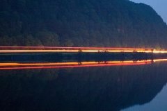 Interstate 90 and Little Nose seen from Fonda