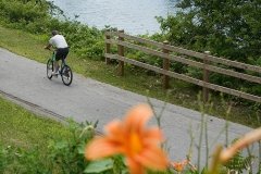 Biking the Canalway Trail in Mindenville